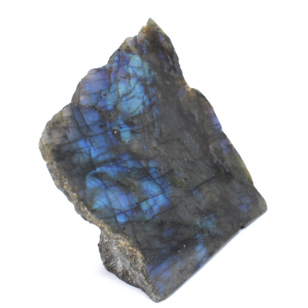 Labradorite da collezione lucida su un lato