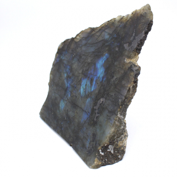 Labradorite da collezione lucida su un lato