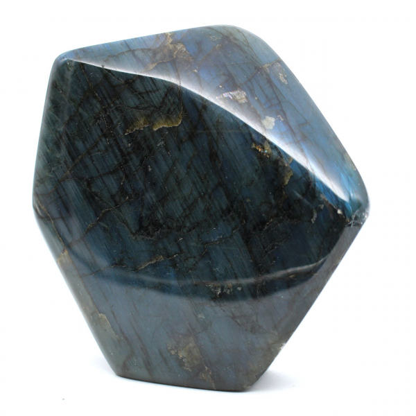 Forma libera di labradorite lucida