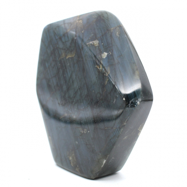 Forma libera di labradorite lucida