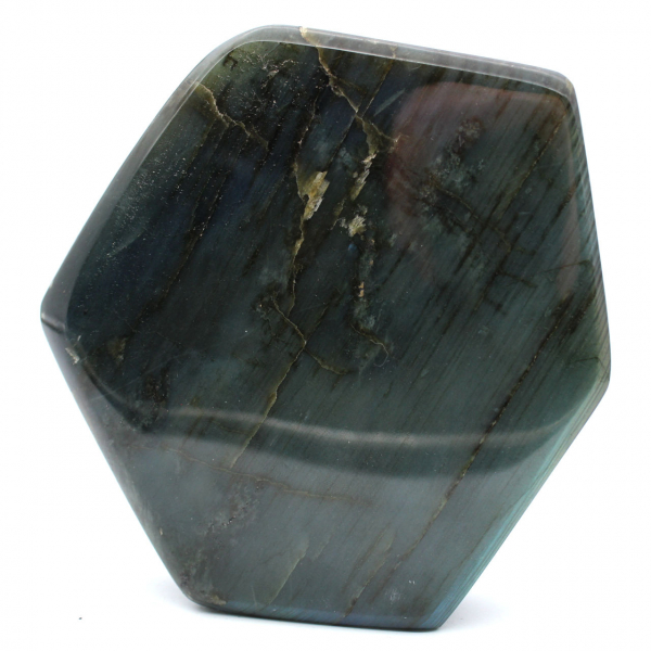 Forma libera di labradorite lucida