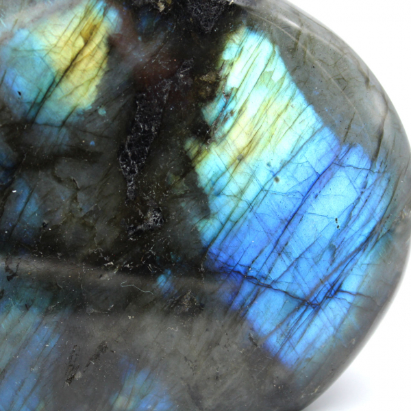 Labradorite naturale lucida per ornamento