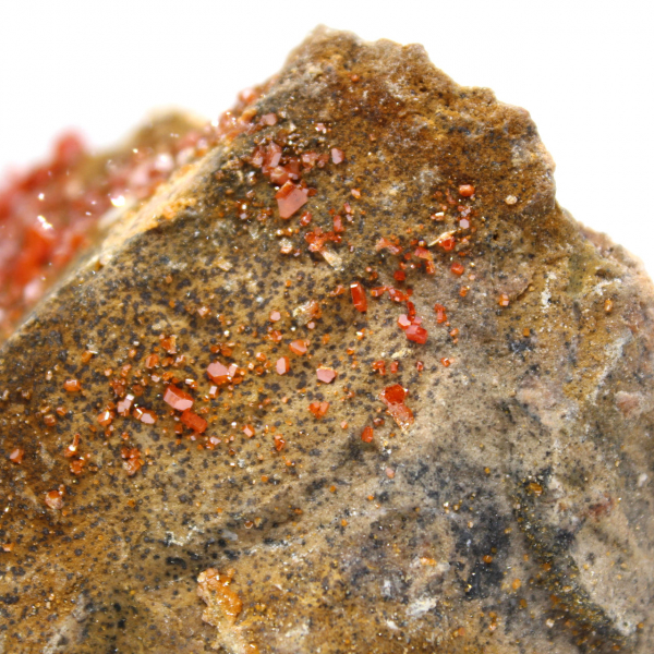 Cristalli di pietra di vanadinite