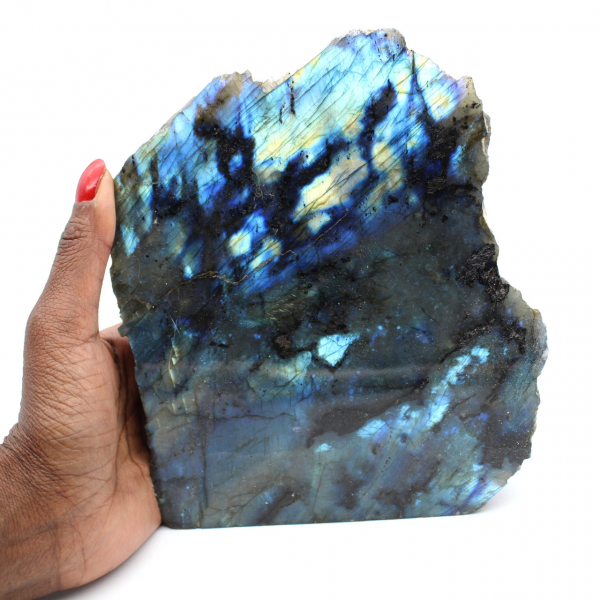 Labradorite monofacciale da collezione lucidata