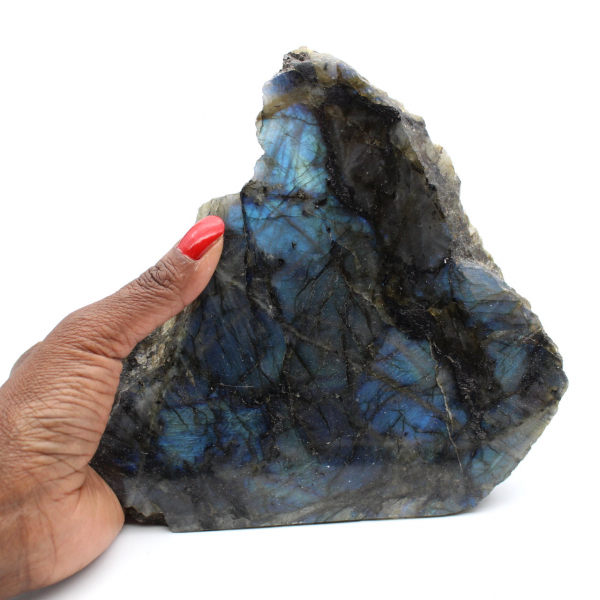 Labradorite monofacciale da collezione lucidata