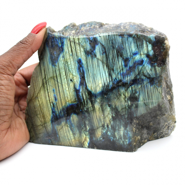 Labradorite monofacciale da collezione lucidata