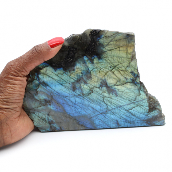 Labradorite monofacciale lucidata dal Madagascar