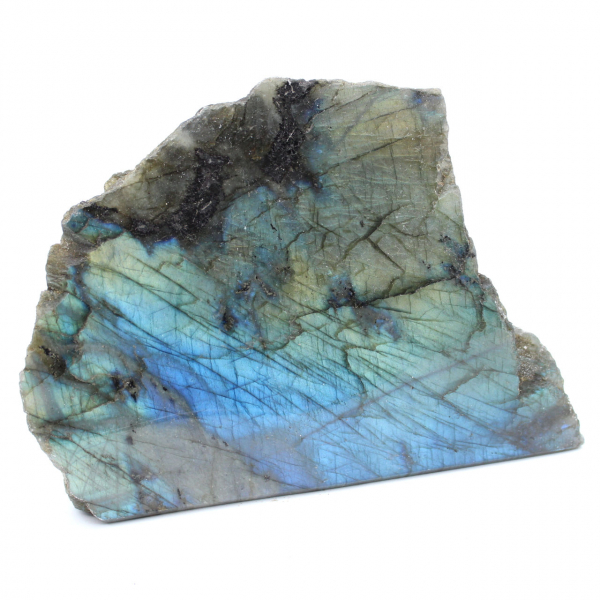 Labradorite monofacciale lucidata dal Madagascar