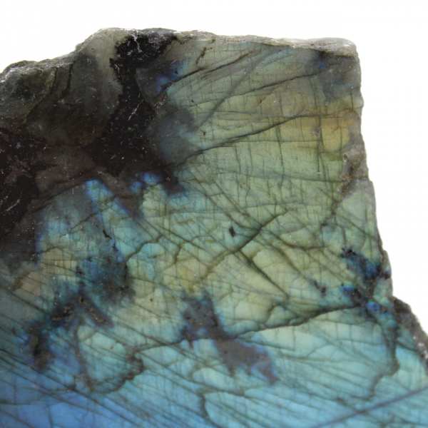 Labradorite monofacciale lucidata dal Madagascar