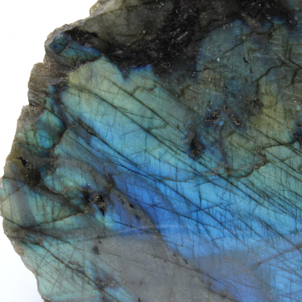 Labradorite monofacciale lucidata dal Madagascar