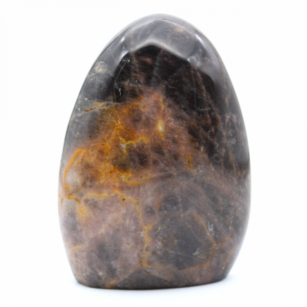 Pietra di luna nera naturale da collezione