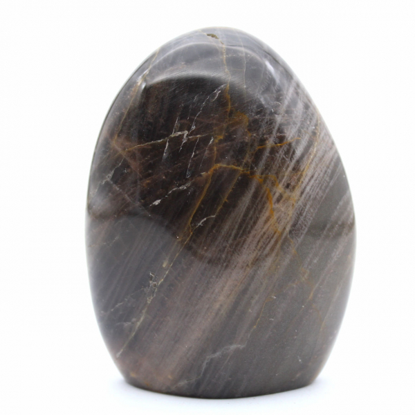 Pietra di luna nera naturale