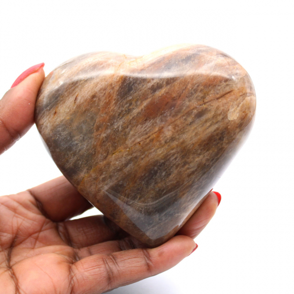 Cuore di microclino dal Madagascar