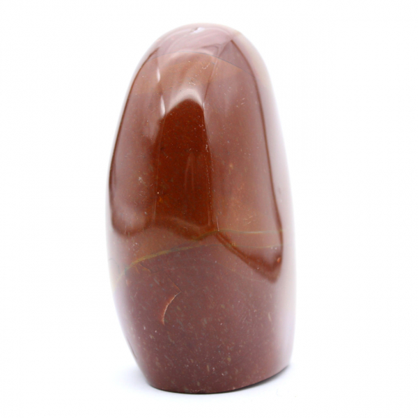 Roccia di diaspro rosso lucidata