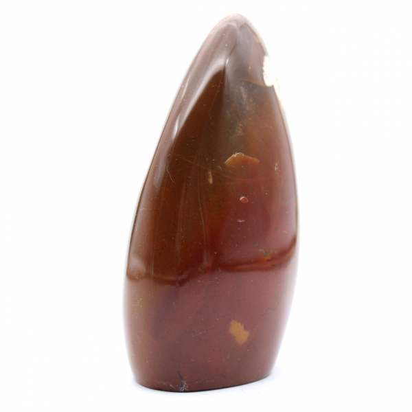 Roccia di diaspro rosso lucidata