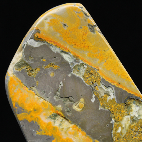 Esemplare di calabrone di diaspro, roccia vulcanica