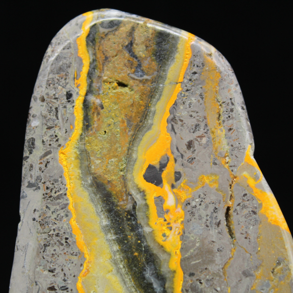 Collezione scientifica lucidata di esemplare di diaspro di Bumblebee