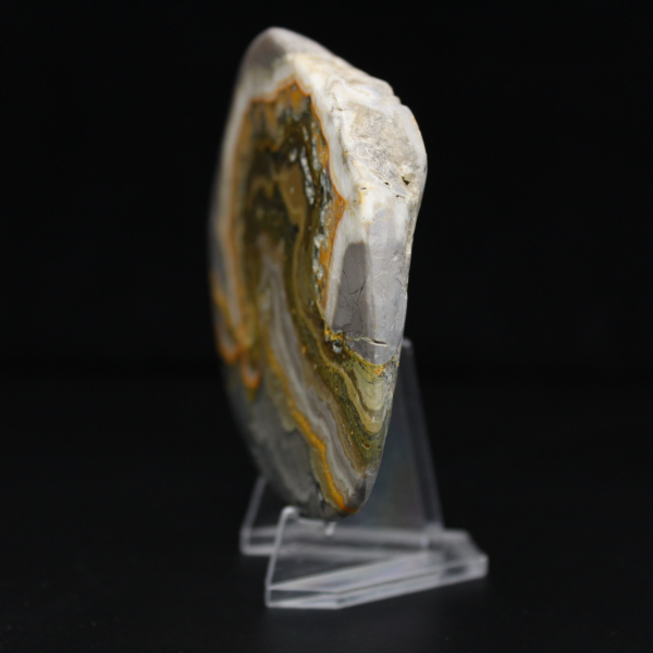 Ornamento a forma di calabrone in diaspro lucidato, Indonesia, raro