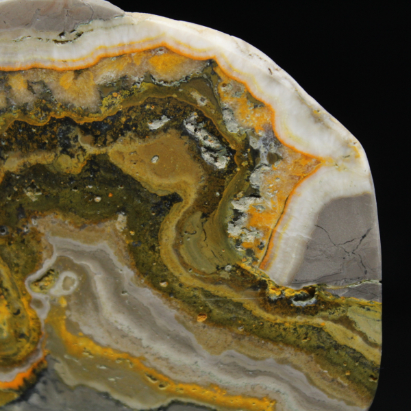 Ornamento a forma di calabrone in diaspro lucidato, Indonesia, raro