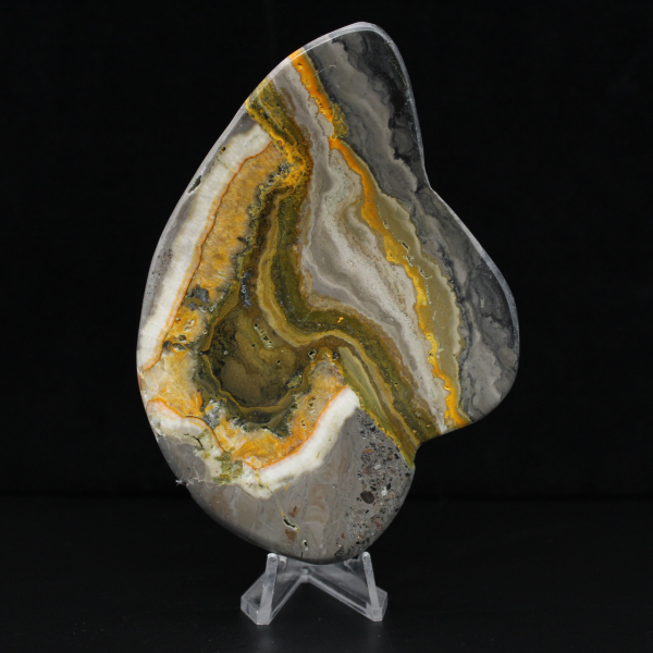 Roccia di diaspro calabrone lucidata Scienza dei minerali