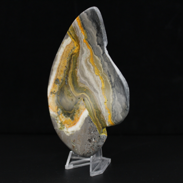 Roccia di diaspro calabrone lucidata Scienza dei minerali