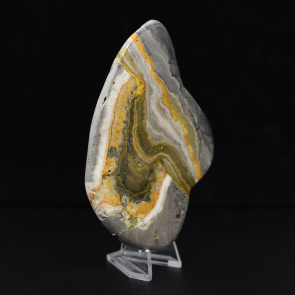 Roccia di diaspro calabrone lucidata Scienza dei minerali