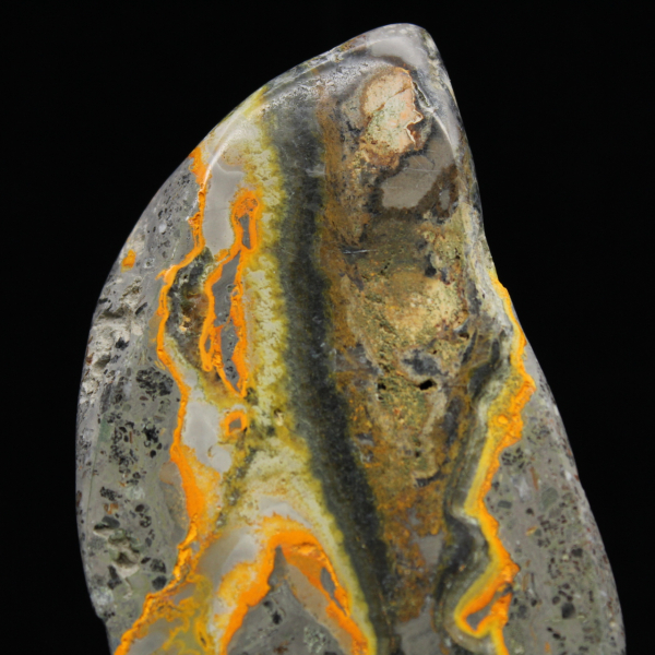 Diaspro calabrone lucidato, esemplare raro Indonesia