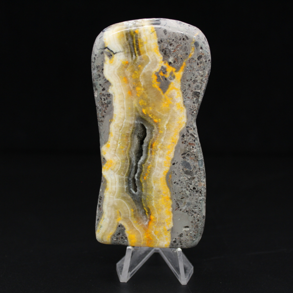 Pietra vulcanica liscia diaspro calabrone