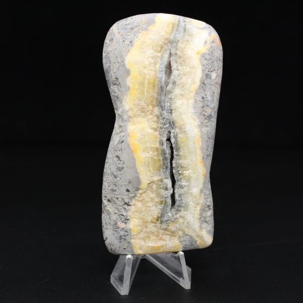 Pietra vulcanica liscia diaspro calabrone