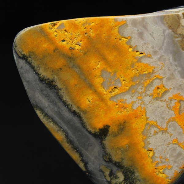 Pietra naturale di autenticità Bumblebee Jasper