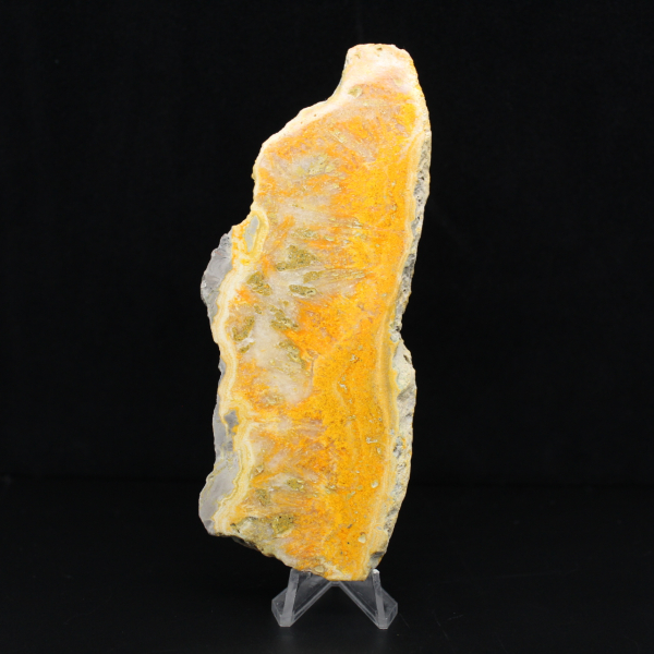 Fetta lucida di diaspro calabrone indonesiano