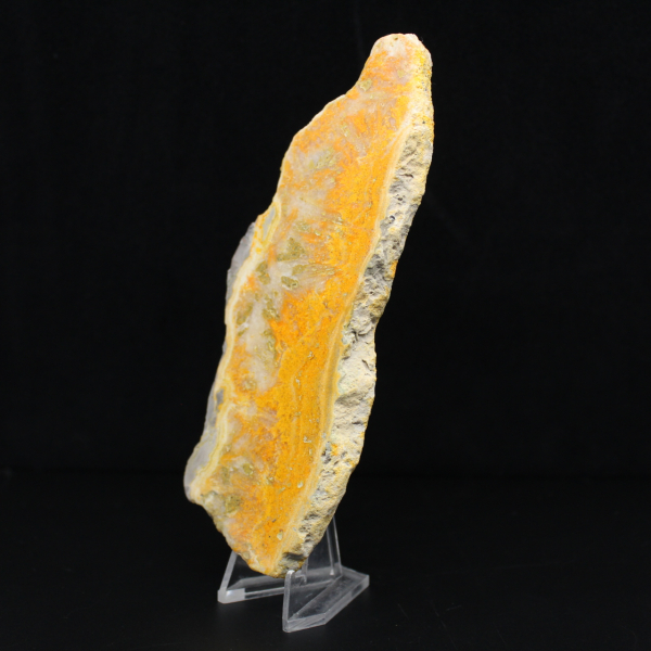 Fetta lucida di diaspro calabrone indonesiano