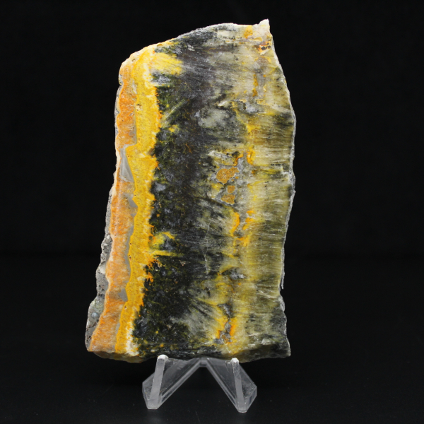 Esemplare compatto e levigato di Bumblebee Jasper