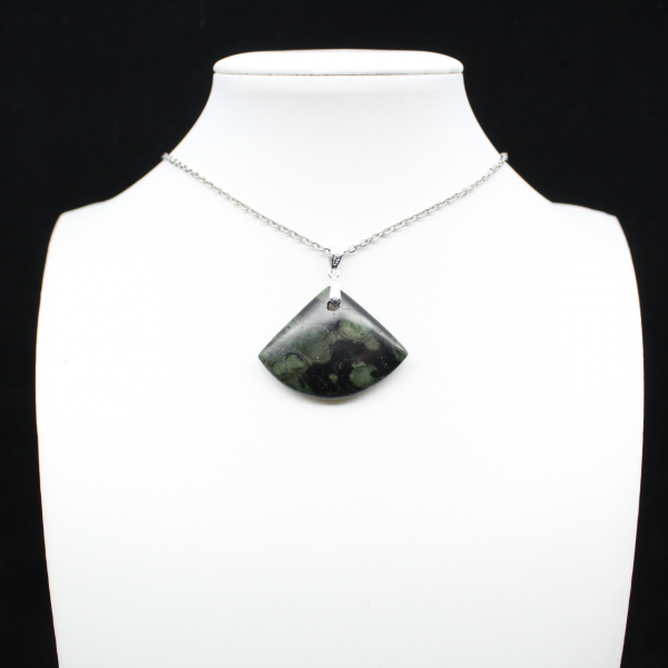 Ciondolo Kambamba Jasper a forma di ventaglio