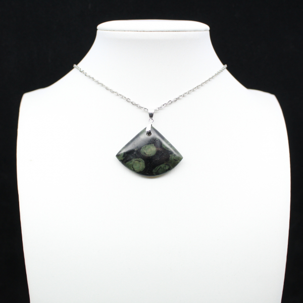 Ciondolo Kambamba Jasper a forma di ventaglio