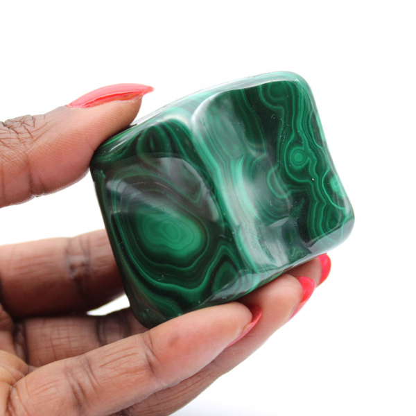 Pietra Lucidata Naturale di Malachite