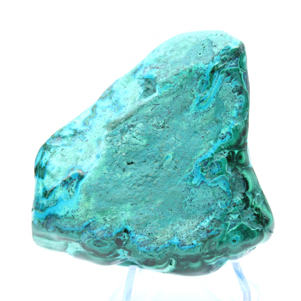 Pietra levigata Crisocolla Congo