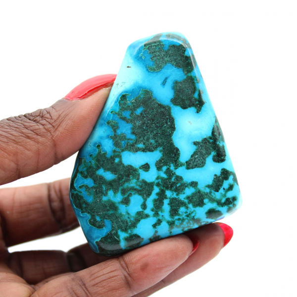Blocco minerale Crisocolla Congo