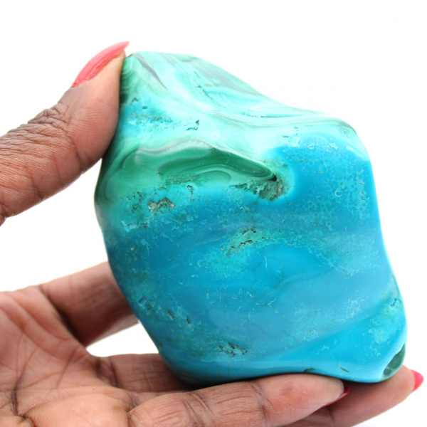 Forma libera Chrysocolla Congo Forma libera Chrysocolla Congo