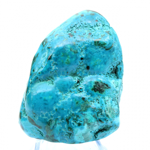Pietra ornamentale di crisocolla lucidata