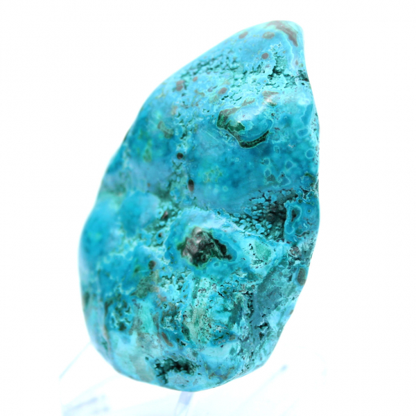 Pietra ornamentale di crisocolla lucidata