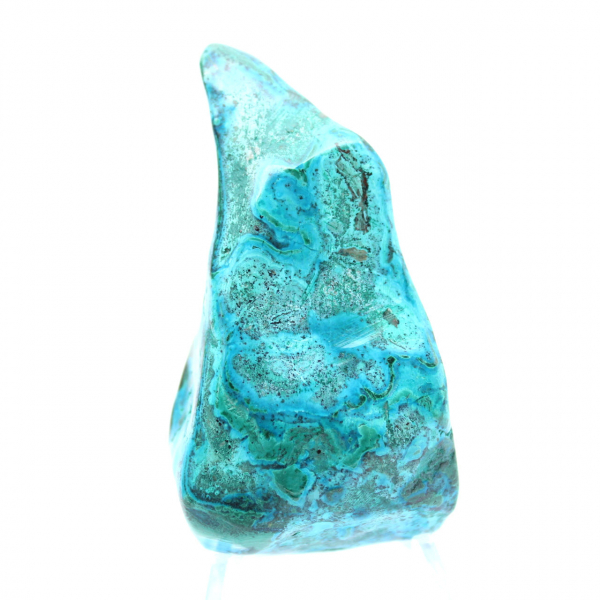 Pietra naturale di crisocolla lucidata