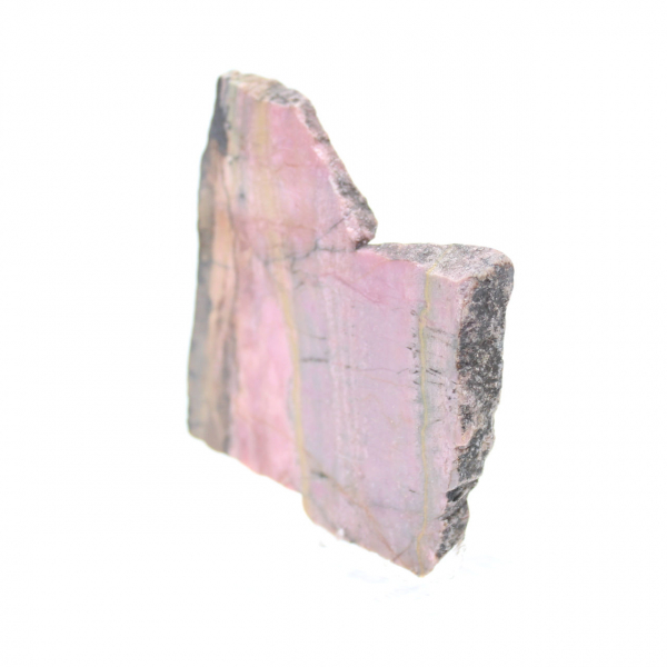 Fetta di Rodonite lucidata di qualità per decorazione