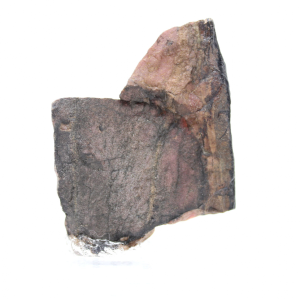 Fetta di Rodonite lucidata di qualità per decorazione