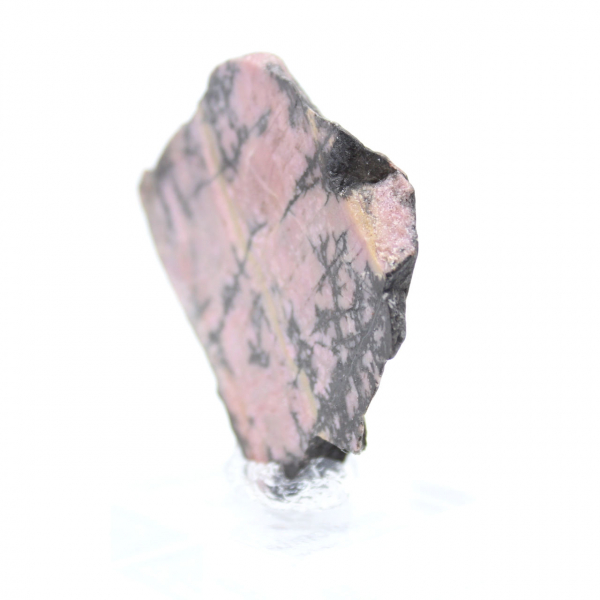 Fetta di Rodonite lucidata di qualità per decorazione