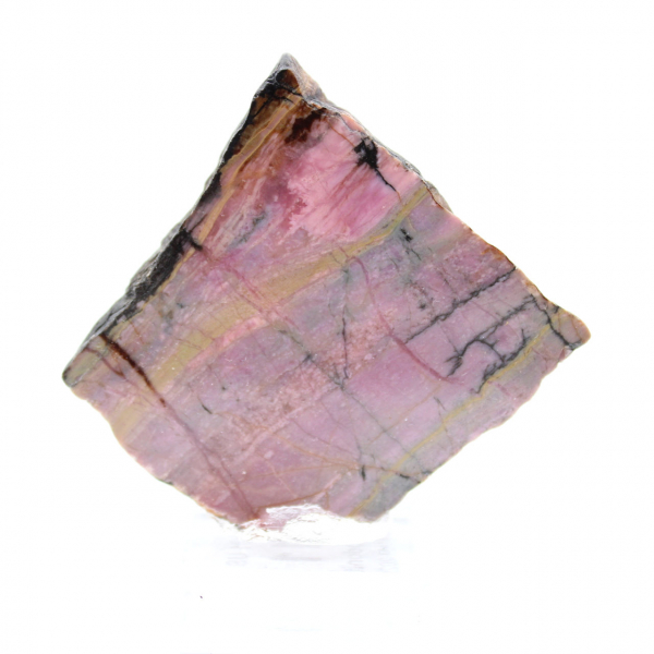 Pietra di Rodonite naturale minerale grezzo e unico