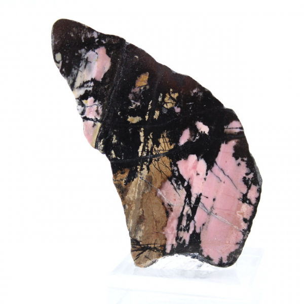 Fetta di Rodonite naturale ideale per decorazione