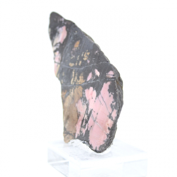 Fetta di Rodonite naturale ideale per decorazione