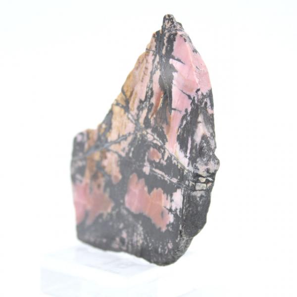 Fetta di Rodonite naturale per collezione di minerali