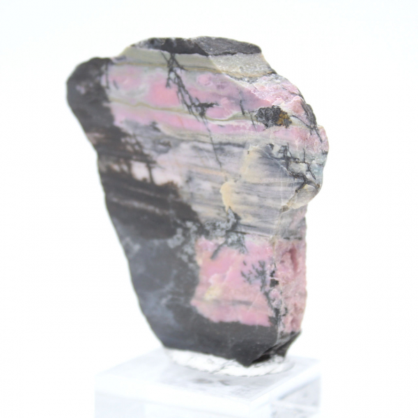 Fetta autentica di pietra di Rodonite